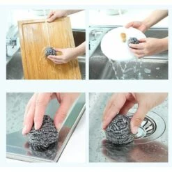 WERKZEUGE Kratzschwämme Aus Edelstahl, Schrubbschwämme - 20 Stück, Gewicht 30 G -Angebote Fliesenleger-Werkzeug Store 60555319 4