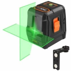 TACKLIFE SC-L07G, Linienlaser, 30 M Grüner Kreuzlinienlaser, 110° Unabhängiger Heller Laser, IP54 Wasserdicht, Selbstnivellierend, 360°