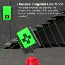 ASUPERMALL Kleine Tragbare 2 Leitungen Laserniveau Laser 3 ° Selbstniveau Diagonal Line Multifunktion Laserspiegel Für Haushaltsfliesen-Layout-Türfenster Installieren -Angebote Fliesenleger-Werkzeug Store 60816401 4