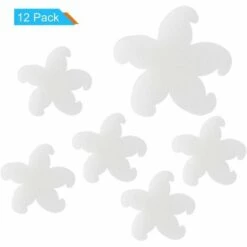 THSINDE 12 Stück Ölabsorbierender Schaumschwamm Blüten Förmige Öl Schwamm Reinigung Werkzeuge, Küche, Bad Und Heimgebrauch