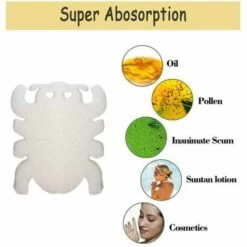 THSINDE 16 Stück Ölabsorbierender Schwamm Blütenform Abschaum Schwamm Öl Absorbierender Schwamm Für Pool Whirlpool Spa Schwimmbad -Angebote Fliesenleger-Werkzeug Store 60861032 4