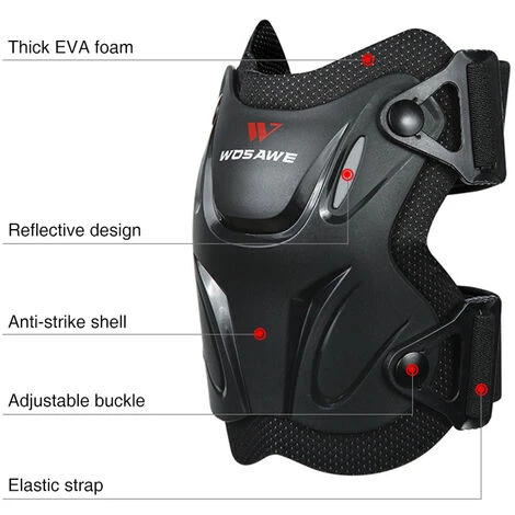 WOSAWE 1 Paar Radfahren Ellenbogenschützer Fahrrad MTB Fahrrad Motorrad Reiten Ellenbogenstütze Schutzpolster Guards Outdoor Sports Radfahren Skating Ellenbogenschutzausrüstung, Ellbogenschützer 4 WOSAWE 1 Paar Radfahren Ellenbogenschützer Fahrrad MTB Fahrrad Motorrad Reiten Ellenbogenstütze Schutzpolster Guards Outdoor Sports Radfahren Skating Ellenbogenschutzausrüstung, Ellbogenschützer – Bild 4