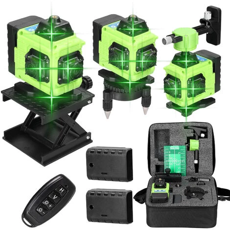 LIFCAUSAL Multifunktionaler 16-Linien-Laser-Level 3° Selbstnivellierungsfunktion Nivellierwerkzeug Omnidirektionaler Boden Wandaufkleber Heimwerker-Werkzeug-Set (Typ 1 Grün) 1 LIFCAUSAL Multifunktionaler 16-Linien-Laser-Level 3° Selbstnivellierungsfunktion Nivellierwerkzeug Omnidirektionaler Boden Wandaufkleber Heimwerker-Werkzeug-Set (Typ 1 Grün)