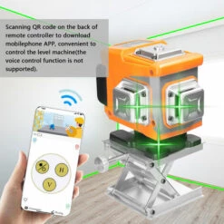 LIFCAUSAL Multifunktionaler Grünlichtlaser 3° Selbstnivellierende Maschine Wiederaufladbares Lithium-Batterie-Nivellierwerkzeug Omnidirektionaler Bodenwandaufkleber Mit Vertikaler Horizontaler Schräger Linie (12 Linien Ohne Stativ) -Angebote Fliesenleger-Werkzeug Store 63705637 3