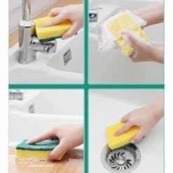 Dontodent Sponge Waschgerichte, Lappenküche, Pad-Abstreifen, Saubere Dekontamination Und Entfettende Schwamm, Treffergewebe, 6 Stück -Angebote Fliesenleger-Werkzeug Store 63726566 5