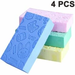 GDRHVFD 4pcs Badeschwamm Duschschwamm Peeling Badeschwamm Körperreinigungsschwamm Für Badezimmer Brauchen Körperreinigung