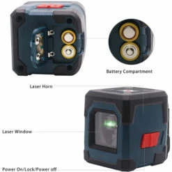 HANMATEK Laser Level Rot Licht Line 110° Selbstnivellierend Kreuzlinienlaser -Angebote Fliesenleger-Werkzeug Store 63809067 3