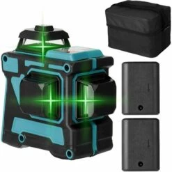 LIFCAUSAL Multifunktionaler Laser Level 3D 12 Linien Laser Level Tool Vertikale Horizontale Linien Mit Selbstnivellierungsfunktion