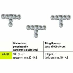 FLIESENTRENNER T SIGMA 40-T10 500-TEILIGE TASCHEN DICKE Mm 10 - H.8