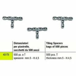 FLIESENTRENNER T SIGMA 40-T5 500-TEILIGE TASCHEN DICKE Mm 5 - H.4,5