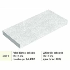 ERSATZ-ZARTE WEIŽƒE FILZ SIGMA 48DF1 25X12 Cm FŽ£R SIGMA 48D7