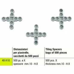 FLIESENTRENNER X SIGMA 40-X10 500-TEILIGE TASCHEN DICKE Mm 10 - H.8