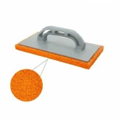 WOLFPACK Talocha Espuma Naranja Mango De Fibra 14x28 Cm. Acabado Grueso