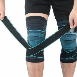 WERKZEUGE Sport-Knieschützer Für Männer Und Frauen, Kniebandage Mit Verstellbaren Trägern, Atmungsaktive, Rutschfeste, Elastische Kompressions-Knieschützer Für Meniskusrisse, Arthritis, Osteoarthritis (XL)