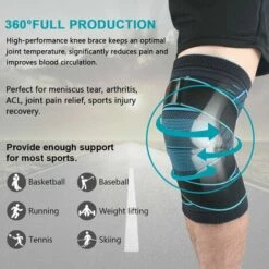 WERKZEUGE Sport-Knieschützer Für Männer Und Frauen, Kniebandage Mit Verstellbaren Trägern, Atmungsaktive, Rutschfeste, Elastische Kompressions-Knieschützer Für Meniskusrisse, Arthritis, Osteoarthritis (XL) -Angebote Fliesenleger-Werkzeug Store 63913016 3
