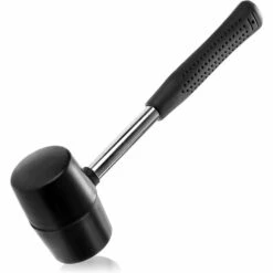 WERKZEUGE Gummihammer Als Camping-, Zelt- Und Outdoorzubehör - Campinghammer Mit Stabilem Und Rutschfestem Griff - Schonhammer Auch (01 Stück - 555g)