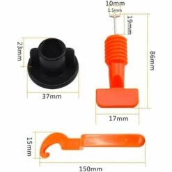 WERKZEUGE 100 Stück Wiederverwendbares Fliesen-Nivelliersystem -Angebote Fliesenleger-Werkzeug Store 63917631 3