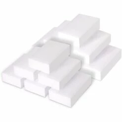 WERKZEUGE 40 Stück Schwämme Magic Schwämme Sie Sind Ideal Zum Entfernen Hartnäckiger Kratzspuren Von Schuhen Und Zum Einfetten. (Weiß, 40 Stück)