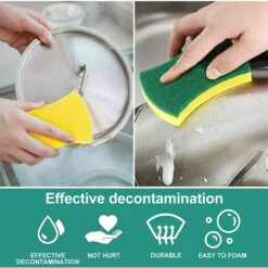 WERKZEUGE 24 Stück Umweltfreundliche, Kratzfeste Geschirrspülschwämme Zum Schrubben Von Geschirr -Angebote Fliesenleger-Werkzeug Store 63968119 4