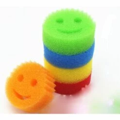 WERKZEUGE Color Anti-Scratch Sponge, Antibakterieller Und Wiederverwendbarer Waschbarer Spülschwamm, Spülschwämme Für Küche Und Bad - 5er Pack