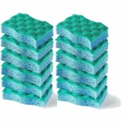 THSINDE Scrunge Mehrzweck-Schrubbschwamm Ohne Kratzer (12 Schwämme)