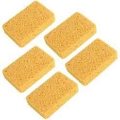LIFCAUSAL 4,3 X 2,7 X 0,8 Zoll Großer Schwamm, Küchenschwämme, Handliche Schwämme, Zelluloseschwämme, Geschirrspülschwamm, Natürlicher Schwamm, Autowaschschwamm, Umweltfreundlicher Schwamm