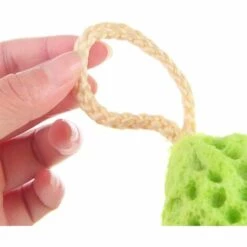 MINKUROW Körperbadeschwamm 3er-Set, Weiche Naturfaser, Wabenstruktur, Peeling, Körperreinigung, Für Erwachsene Und Kinder -Angebote Fliesenleger-Werkzeug Store 64525531 5