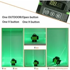 LIFCAUSAL Multifunktionaler 4D-Laser Mit 16 Linien, 3°, Selbstnivellierende Maschine, USB-wiederaufladbares Lithium-Batterie-Nivelliergerät Mit 1,5 M 3-fach Höhenverstellbarer Legierungs-Verlängerungsstange, Stativ, Grün, EU220V 9 LIFCAUSAL Multifunktionaler 4D-Laser Mit 16 Linien, 3°, Selbstnivellierende Maschine, USB-wiederaufladbares Lithium-Batterie-Nivelliergerät Mit 1,5 M 3-fach Höhenverstellbarer Legierungs-Verlängerungsstange, Stativ, Grün, EU220V -Angebote Fliesenleger-Werkzeug Store 64556355 5