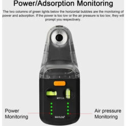 MAYILON Elektrischer Bohrstaubsammler Laser Level 2-in-1 (Elektrischer Bohrstaubsammler + Laserlevel) Haushaltswand Staubfreier Bohrstaubsammler Kleines Staubreinigungswerkzeug Mit Nivellierfunktion Mit Halterung - Grünes Licht -Angebote Fliesenleger-Werkzeug Store 64681513 4