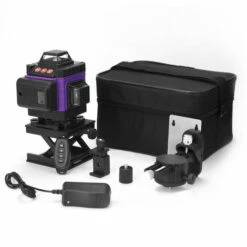 KKmoon Multifunktionales 16-adriges Nivellierset, Wasserwaage + Hubtisch + Eisenplatte + Wandhalterung + Fernbedienung + Akku + Netzteil + Adapter + Tragetasche + Bedienungsanleitung Zwei Akkus Und Eine Ladung -Angebote Fliesenleger-Werkzeug Store 64681572 2