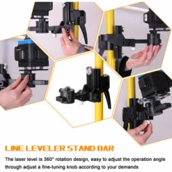 SUPERSELLER Ebene Stützstange Höhenverstellbare Höhenstütze 1/4" Drahtgröße, Maximale Stützhöhe 4,2 M, 8 Cm Ebene Zur Feineinstellung -Angebote Fliesenleger-Werkzeug Store 64681573 4