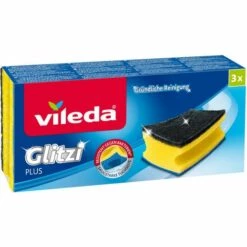 Vileda 138203 Rechteckiger Faserschwamm Schwarz, Blau, Gelb 3 Stück(e) -Angebote Fliesenleger-Werkzeug Store 64857661 3