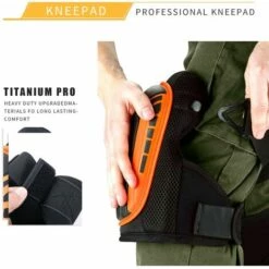 DONTODENT Professionelle Knieschützer, Strapazierfähige Arbeitsknieschützer Schaumstoffpolsterung Mit Bequemem Gelkissen Und Verstellbaren Trägern Für Arbeiten, Gärtnern Und Bauen -Angebote Fliesenleger-Werkzeug Store 64864858 3