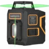 SUPERSELLER 5-Linien-Linienlaser Horizontal 360° Vertikal 120° Linienmarkierungsgerät Horizontale Und Vertikale Nivellierlinie Für Den Innenbereich T92V Grünes Licht Mit Halterung