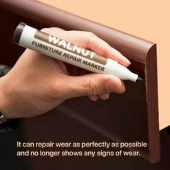 HEGUYEY 17-teiliges Set, 8 Marker Und 8 Reparatur-Wachsstifte Für Holzmöbel, Für Flecken, Kratzer, Böden, Tische, Rahmen, Betten, Mit Spitzer -Angebote Fliesenleger-Werkzeug Store 64879460 3