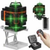KKmoon 4D 16-zeilige Wasserwaage Mini-Laser-Wasserwaage HD-LCD-Bildschirm Leistungsanzeige