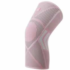 GROUPM Sport Knieschützer Laufen Damen Tanz Basketball Meniskusschutz Knieschützer Professionelle Fitness Gestrickte Knieschützer (Knit Powder Size M)