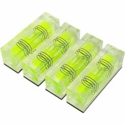 GROUPM 10 Stücke Grüne Ebene Quadrat Mini Level Kleine Holzbearbeitung Holzschnitzerei Mini Wasserwaage Mini Level Möbel -Angebote Fliesenleger-Werkzeug Store 65100326 4