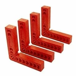 HEGUYEY Set Mit 4 Positionierungswinkeln, 90-Grad-L-Typ, Rechtwinklige Klemmen, Holzbearbeitungswerkzeug Für Kästen, Türen, Bilderrahmen