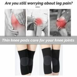 BF 2 Paar Beheizbare, Atmungsaktive, Elastische Kaschmir-Mesh-Knieschützer Für Gelenkschmerzen Beim Reiten Im Fitnessstudio -Angebote Fliesenleger-Werkzeug Store 65628161 3