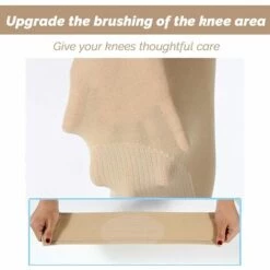 BF 2 Paar Beheizbare, Atmungsaktive, Elastische Kaschmir-Mesh-Knieschützer Für Gelenkschmerzen Beim Reiten Im Fitnessstudio -Angebote Fliesenleger-Werkzeug Store 65628161 4
