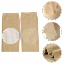 BF 2 Paar Beheizbare, Atmungsaktive, Elastische Kaschmir-Mesh-Knieschützer Für Gelenkschmerzen Beim Reiten Im Fitnessstudio -Angebote Fliesenleger-Werkzeug Store 65628161 5