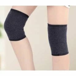 BF Unisex-Winter-Knieschoner, Gestrickt, Warmes Knie, Kurzes Knieschoner Zum Radfahren Und Laufen, Dunkelgrau -Angebote Fliesenleger-Werkzeug Store 65628192 3