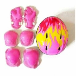 GDRHVFD 7 Stück Protector Detector Knieversteller Für Kinder Verstellbar Mit Elliptischem Elliptischem Helmriemen