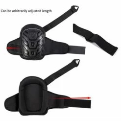 LIFCAUSAL 1 Paar Professionelle Knieschützer Für Die Arbeit – Strapazierfähige Schaumstoffpolsterung, Gelkonstruktion, Knieschützer Mit Starken Doppelriemen (schwarz) -Angebote Fliesenleger-Werkzeug Store 65680000 4