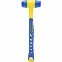 BARES 10-Zoll-Gummihammer, Tragbarer Mini-Gummihammer, Abnehmbarer Montierter Hammer Mit Rutschfestem Griff, Doppelseitige Leichte Hämmerchen Für Die Bodenverlegung.