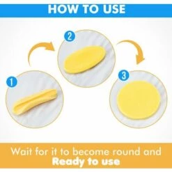 BENOBBY KIDS 50 St��ck Make-up-Schw?mme, Komprimierte Schwammstreifen, Gesichts-Make-up-Puff-Puff-Gesichtsreinigungsschwamm-Eimer -Angebote Fliesenleger-Werkzeug Store 65686659 4