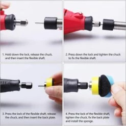 BENOBBY KIDS Mini-Polierschw?mme, Polierset, 16-teiliges 15 Mm 25 Mm Polierpad-Kit Polierschwamm-Polierkugel-Kit F��r Auto-Schleifpolieren F��r Elektro-Rotationswerkzeug �C HTDEPMIX -Angebote Fliesenleger-Werkzeug Store 65692105 4