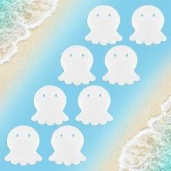 BENOBBY KIDS Oktopus-förmiger, ölabsorbierender Reinigungsschwamm Für Whirlpools, 8 Saugschwämme (weiß)