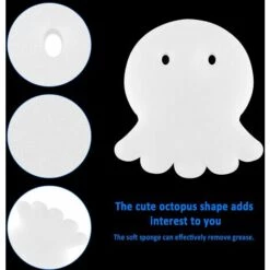 BENOBBY KIDS Oktopus-förmiger, ölabsorbierender Reinigungsschwamm Für Whirlpools, 8 Saugschwämme (weiß) -Angebote Fliesenleger-Werkzeug Store 65824811 3
